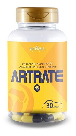 Colágeno tipo II ARTRATE 40mg 30 caps - Nutrivale