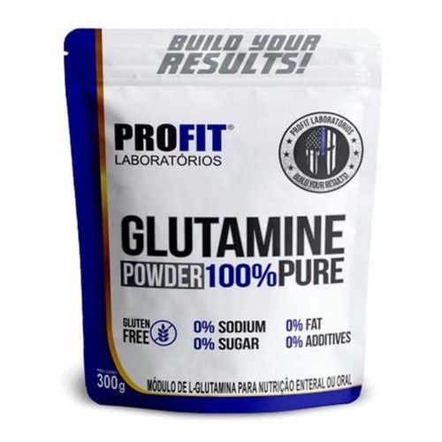 Glutamina 300g 100% pure refil - Profit Labs