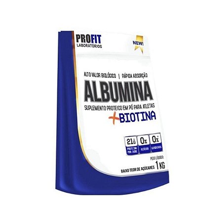 Albumina + Biotina 1Kg - Profit Laboratórios