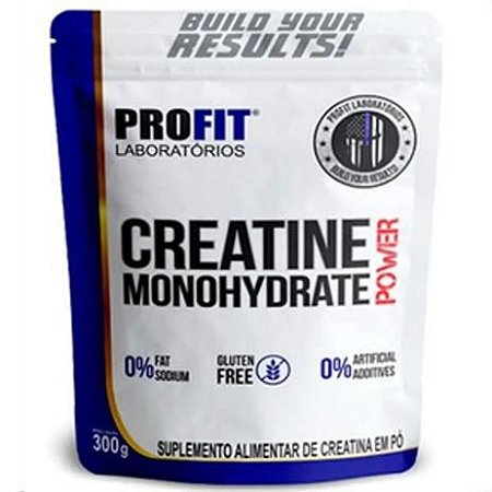 Creatina 100% Pure Monohydrate 300g refil - Profit Labs