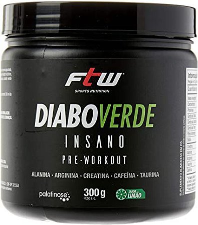 Diabo Verde Pré treino Insano 300g - FTW