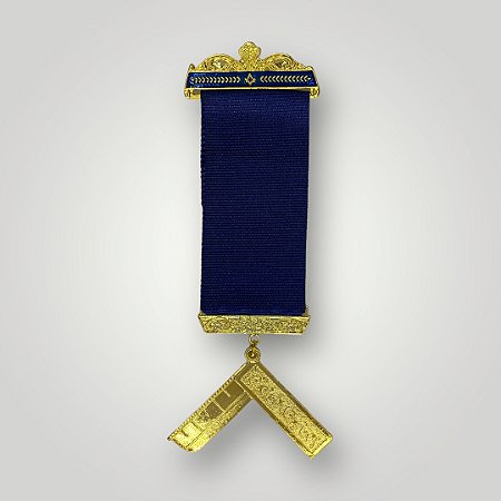 Pin Esquadro Azul e Dourado