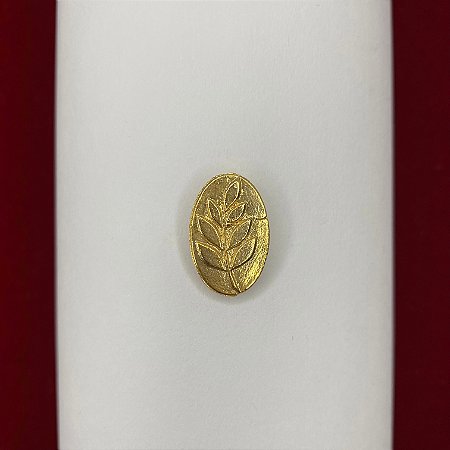 Pin Acácia Dourada Oval