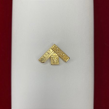 Pin Esquadro Dourado