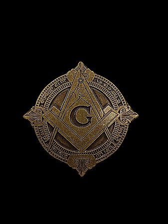 ADESIVO METAL - SÍMBOLO MAÇÔNICO