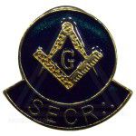 Pin Secretário - Esquadro e Compasso