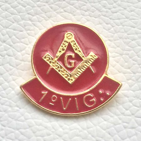 Pin primeiro vigilante vermelho