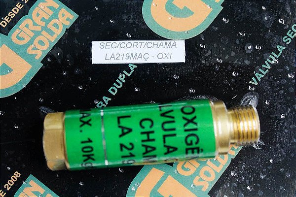 Válvula Corta Chama Maçarico Oxigênio