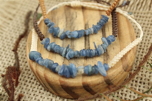 Pulseira Cianita Azul