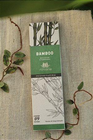 Incenso Nirvana Bamboo 100% Natural