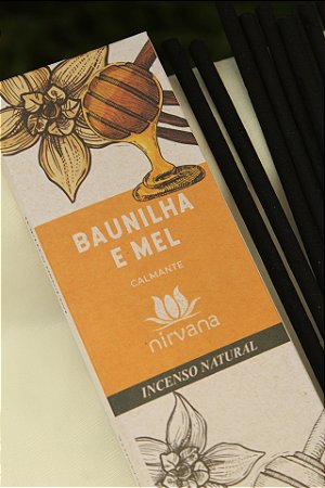 Incenso Nirvana BAUNILHA E MEL