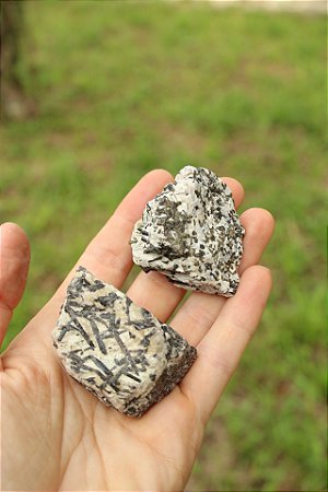 Turmalina Preta + Quartzo Cristal M