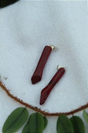Pingente Figa Jaspe Vermelho