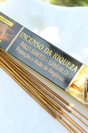 Incenso da Riqueza ( Palo Santo + Sândalo )