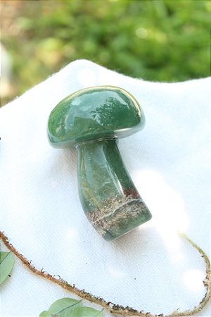 Cogumelo Quartzo Verde
