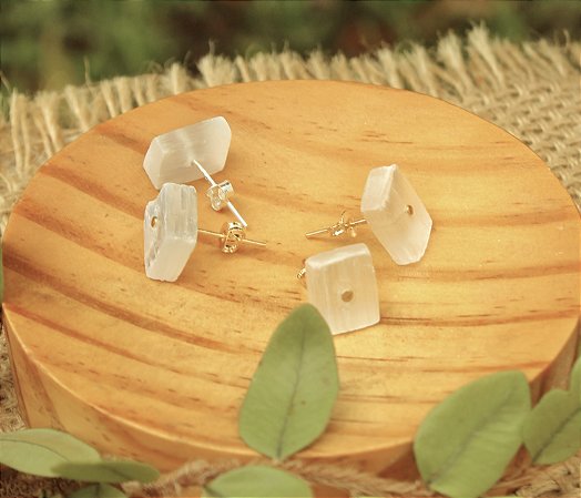 Brinco Sutil - Selenita Branca