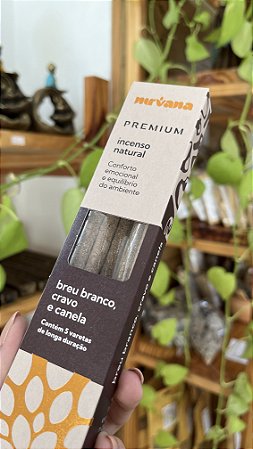 Incenso 5 varetas - Breu Branco, Cravo e Canela