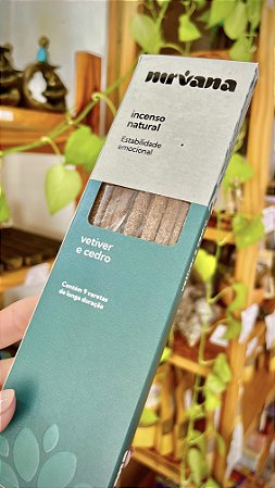 Incenso 9 varetas - Vetiver e Cedro
