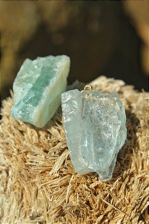 Pingente Água Marinha - Grande