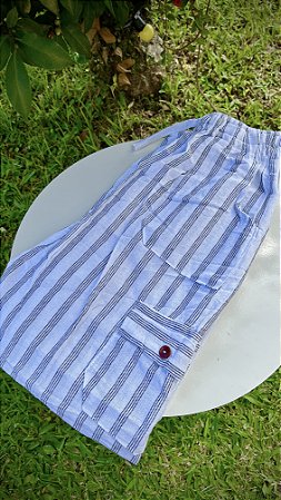 Calça Peruana Branco e Preto