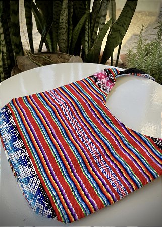 Bolsa Peruana Pequena - alça alongada