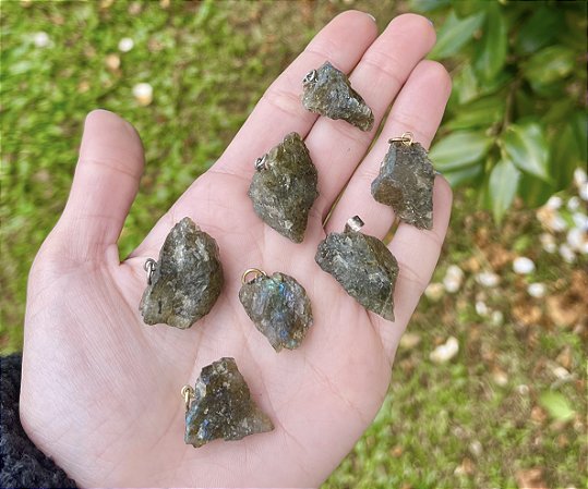 Pingente Labradorita - Bruto