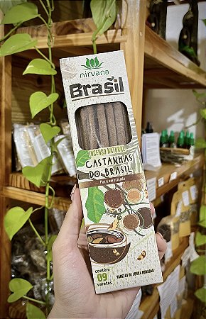 Incenso Nirvana Brasil - Castanhas do Brasil