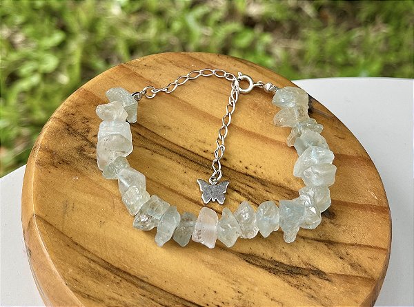 Pulseira Topázio Azul - prata