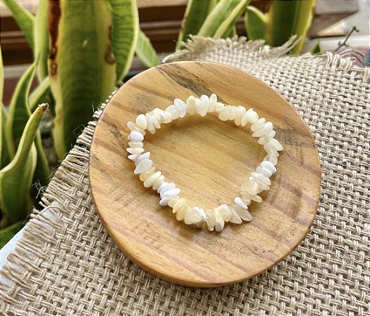 Pulseira Calcita Amarela - Cascalho