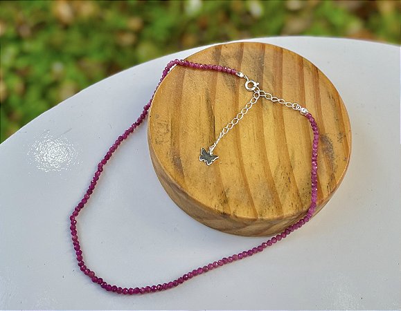 Gargantilha Rubi - 2mm