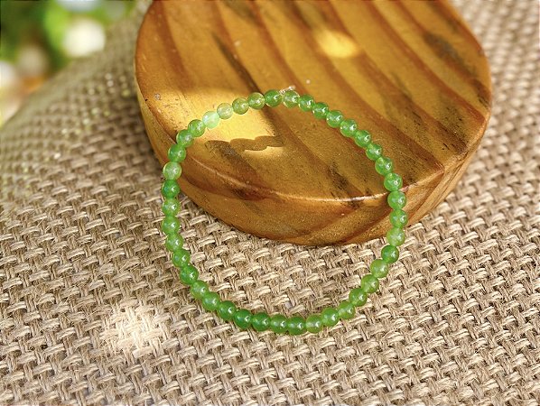 Pulseira Quartzo Verde 4mm