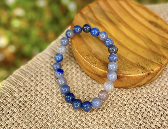 Pulseira Quartzo Azul 8mm