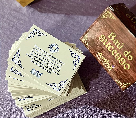Baú Mensagens de Sucesso - 64 Cartas