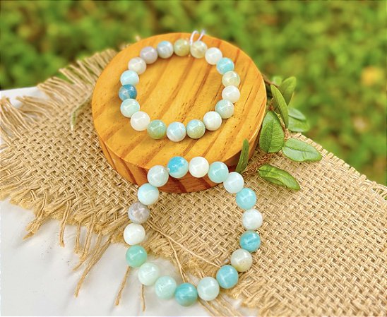 Pulseira Amazonita - 10mm