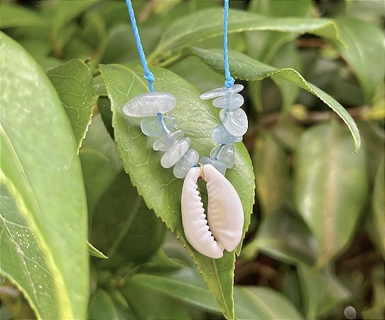 Colar Água Marinha - Búzios