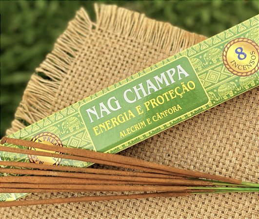 Incenso Nag Champa - Alecrim e Cânfora