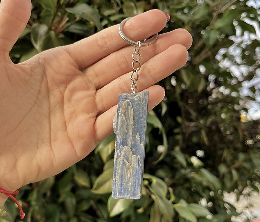 Chaveiro Proteção - Cianita Azul