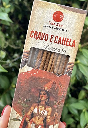Incenso Cravo e Canela - Vila Zen