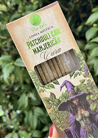 Incenso Patchouli com Manjericão - Vila Zen
