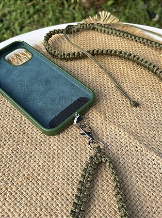 Cordão para celular - Verde Musgo