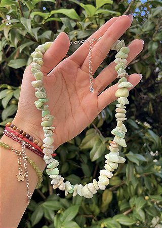 Gargantilha Crisoprásio - Prata