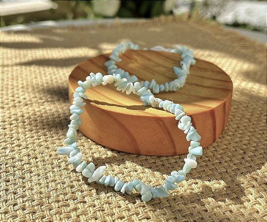 Pulseira Larimar - Cascalho