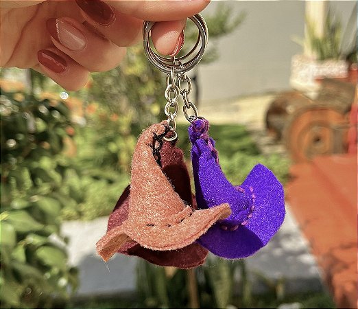 Chaveiro Chapéu de Bruxinha