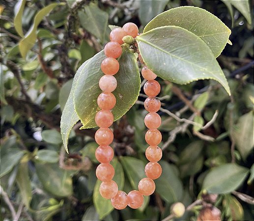 Pulseira Calcita Laranja - 8mm
