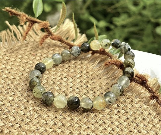 Pulseira Prehnita - 8mm