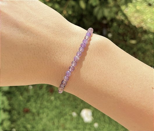 Pulseira Ametista - 4mm