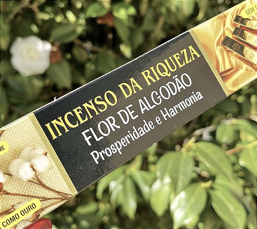 Incenso da Riqueza - Flor de Algodão