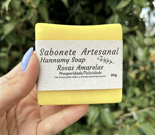 Sabonete Artesanal - Rosas Amarelas