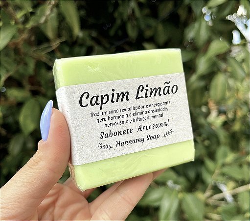 Sabonete Artesanal - Capim Limão