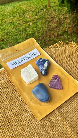 Kit Cristais Meditação